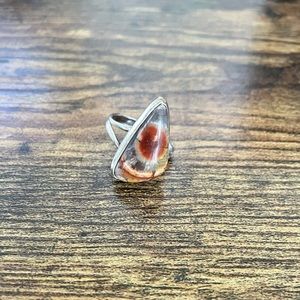 SOLD-Handmade Jasper Stone Ring